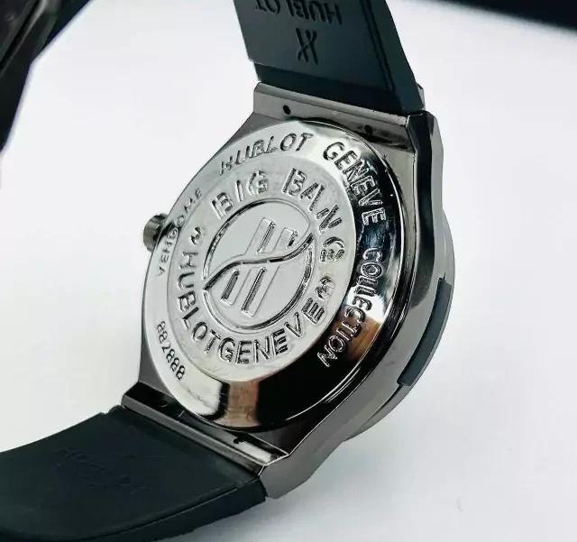 Relógio Hublot Geneve 1ª Linha Preto no Atacado - Pulseira de Borracha + Caixa | Relógios Para Revender Relógio Hublot Geneve 1ª Linha Preto no Atacado – Pulseira de Borracha + Caixa