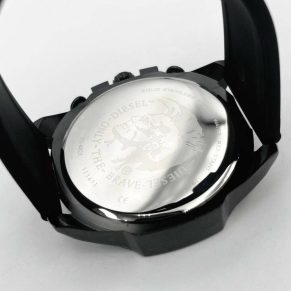 Relógio Diesel Funcional 10 BAR Preto e Azul no Atacado – Pulseira de Borracha