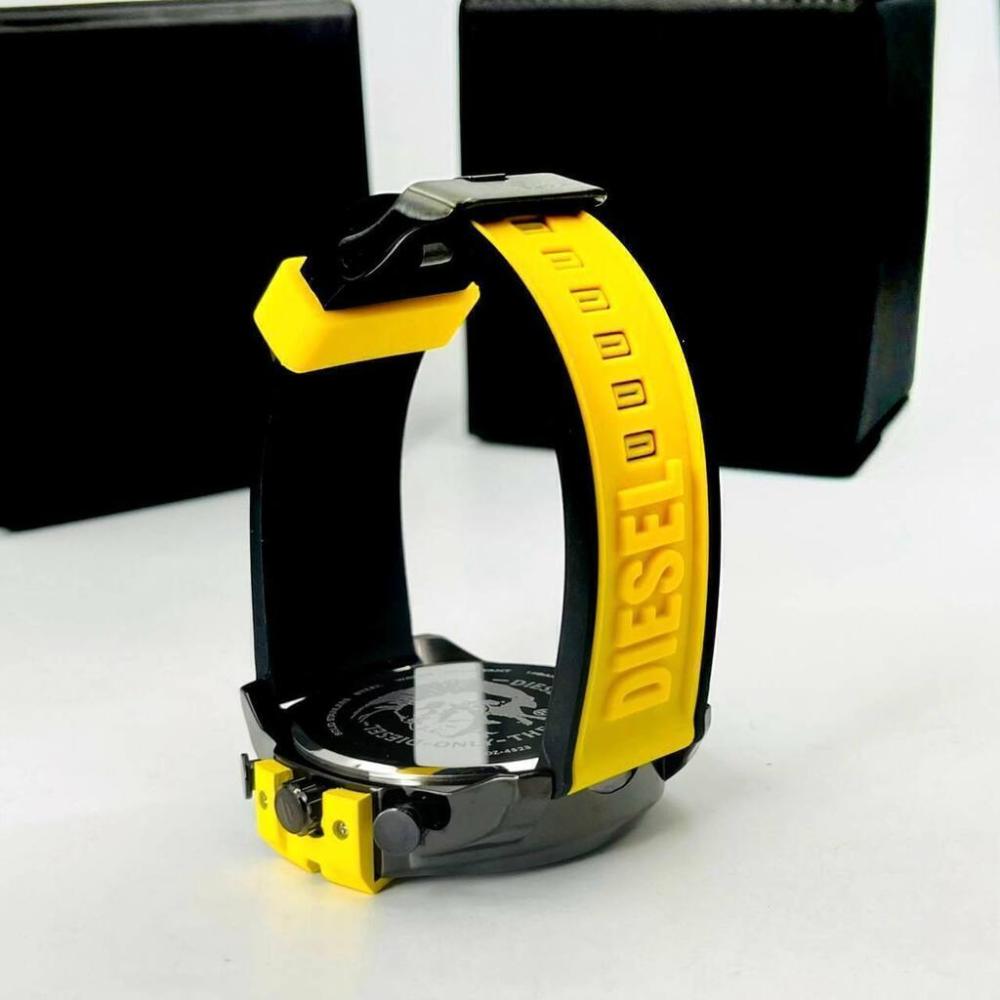 Relógio Diesel Funcional 10 BAR Preto e Amarelo no Atacado - Pulseira de Borracha | Relógios Para Revender Relógio Diesel Funcional 10 BAR Preto e Amarelo no Atacado – Pulseira de Borracha