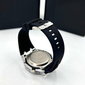 Relógio Gshock WR 20 Bar 2100 Linha Diamante 100% Funcional + Caixa – Transparente, Roxo e Preto