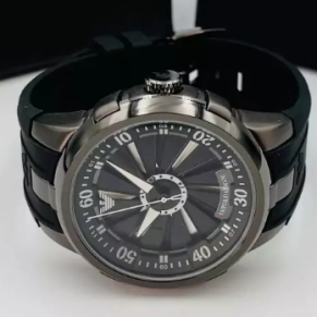 Relógio Armani Roleta Linha Diamante no Atacado – Pulseira de Borracha + À Prova D’Água