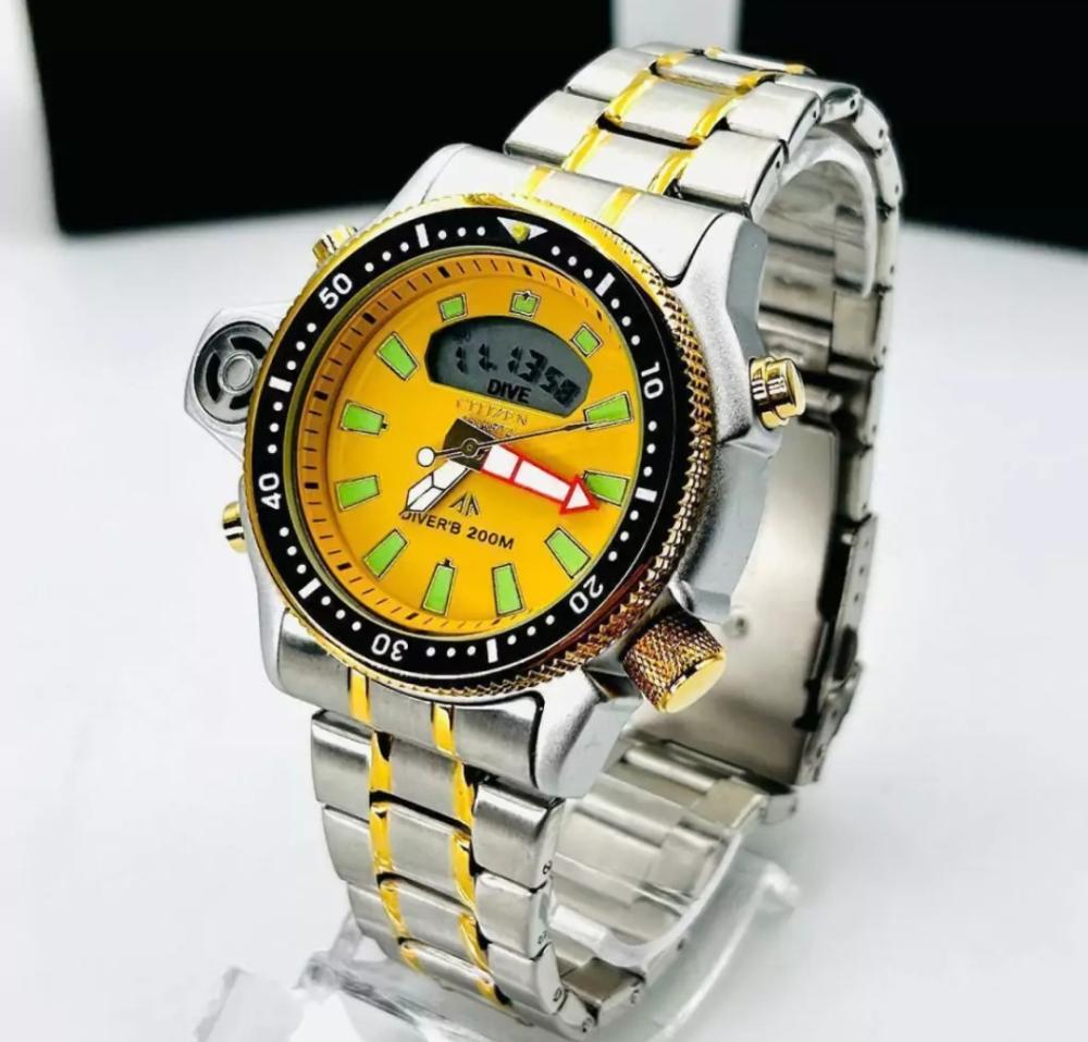 Relógio Citizen Aqualand Funcional no Atacado + Caixa – Pulseira de Aço | Relógios Para Revender Relógio Citizen Aqualand Funcional no Atacado + Caixa – Pulseira de Aço