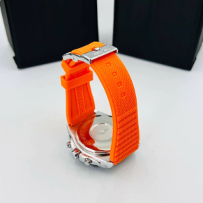 Relógio Breitling Linha Diamante Ancor 100% Funcional à Prova D’Água – Pulseira de Borracha