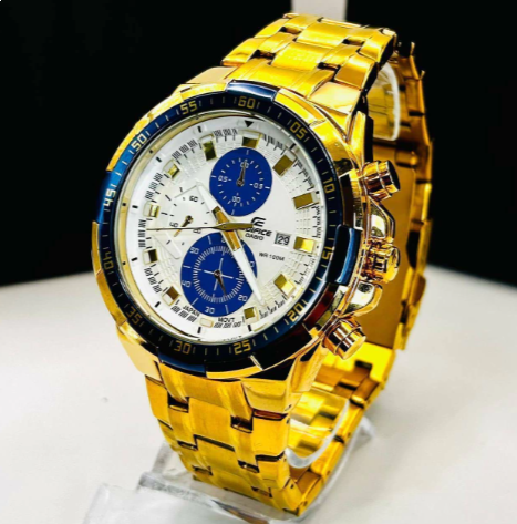 Relógio Casio Edifice 100% Funcional no Atacado - Dourado | Relógios Para Revender Relógio Casio Edifice 100% Funcional no Atacado – Dourado