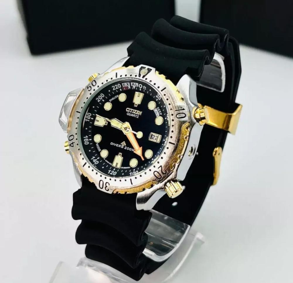 Relógio Citizen Promaster no Atacado - Prata e Preto - Pulseira de Borracha | Relógios Para Revender Relógio Citizen Promaster no Atacado – Prata e Preto – Pulseira de Borracha