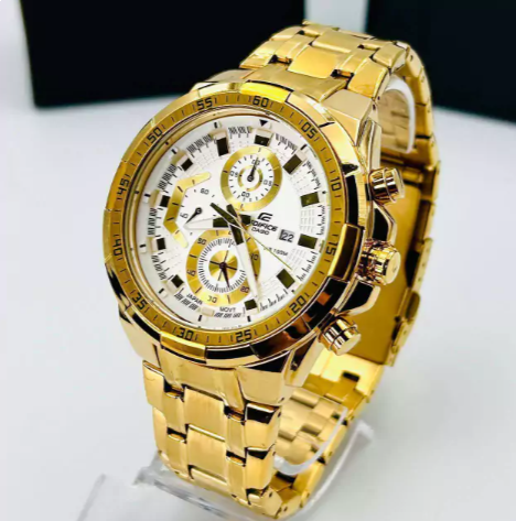 Relógio Casio Edifice 100% Funcional no Atacado - Dourado | Relógios Para Revender Relógio Casio Edifice 100% Funcional no Atacado – Dourado