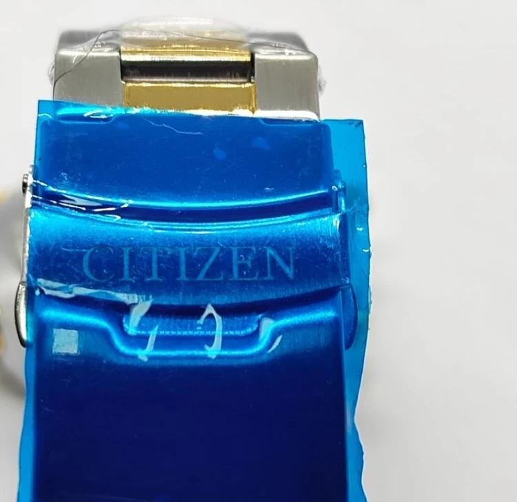 Relógio Citizen C-500 Dourado + Caixa no Atacado – Fundo Azul | Relógios Para Revender Relógio Citizen C-500 Dourado + Caixa no Atacado – Fundo Azul