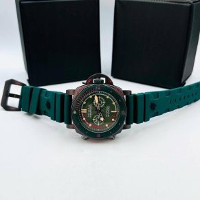 Relógio Panerai Verde No Atacado + Caixa – Modelo Marina Militare