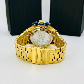 Relógio Invicta Primeira Linha Hybrid Skeleton Dourado no Atacado – Pulseira de Aço