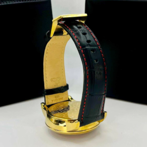 Relógio Jacob Roleta Linha Diamante no Atacado – Pulseira de Couro