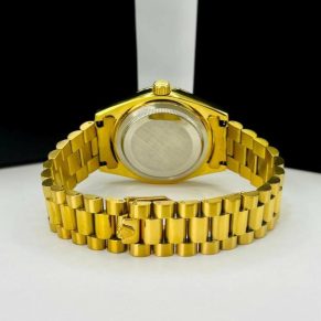 Relógio Rolex Day Date 1ª Linha Atacado – Dourado e Verde – Pulseira de Aço