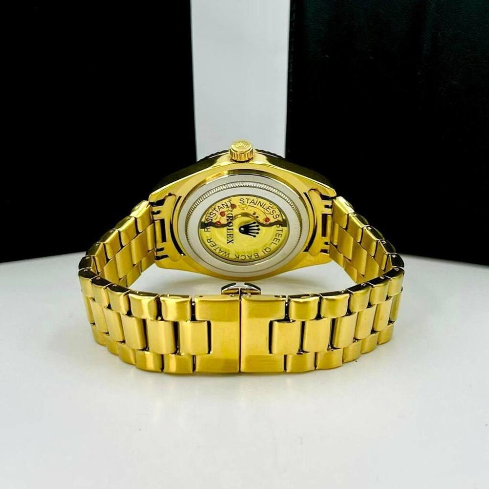 Relógio Rolex Datejust 1ª Linha TMT No Atacado - Dourado - Pulseira Presidente de Aço | Relógios Para Revender Relógio Rolex Datejust 1ª Linha TMT No Atacado – Dourado – Pulseira Presidente de Aço