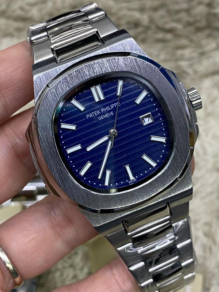 Relógio Masculino Geneve 1ª Linha Prata e Azul - Pulseira de Aço + Caixa | Relógios Para Revender Relógio Masculino Geneve 1ª Linha Prata e Azul – Pulseira de Aço + Caixa