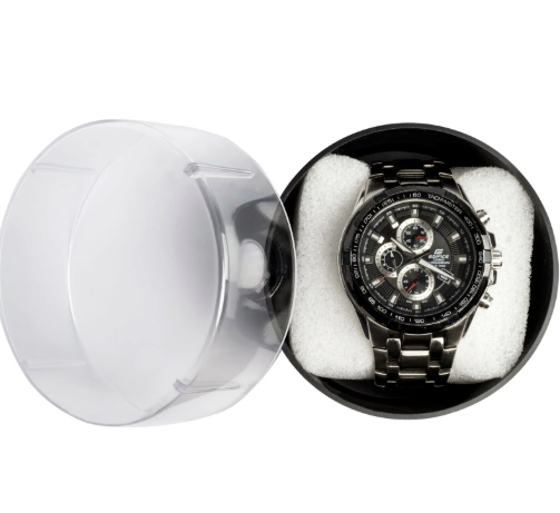 Kit com 12 Estojos Tubo Plástico com Espuma Quadrada para Relógio no Atacado - MV 4987-Q | Relógios Para Revender Kit com 12 Estojos Tubo Plástico com Espuma Quadrada para Relógio no Atacado – MV 4987-Q