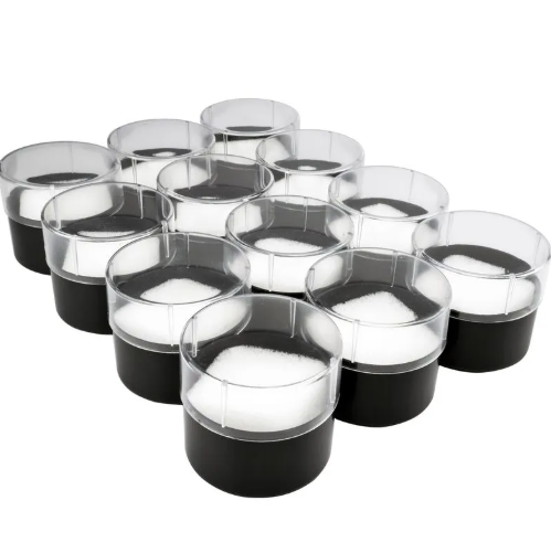 Kit com 12 Estojos Tubo Plástico com Espuma Quadrada para Relógio no Atacado - MV 4987-Q | Relógios Para Revender Kit com 12 Estojos Tubo Plástico com Espuma Quadrada para Relógio no Atacado – MV 4987-Q