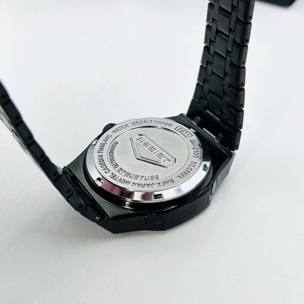 Relógio Gshock Linha Diamante GM 2100 (M1) Preto no Atacado - Pulseira de Aço + Caixa | Relógios Para Revender Relógio Gshock Linha Diamante GM 2100 (M1) Preto no Atacado – Pulseira de Aço + Caixa