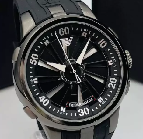 Relógio Armani Roleta Linha Diamante no Atacado – Pulseira de Borracha + À Prova D’Água | Relógios Para Revender Relógio Armani Roleta Linha Diamante no Atacado – Pulseira de Borracha + À Prova D’Água