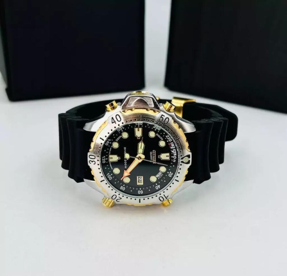 Relógio Citizen Promaster no Atacado - Prata e Preto - Pulseira de Borracha | Relógios Para Revender Relógio Citizen Promaster no Atacado – Prata e Preto – Pulseira de Borracha