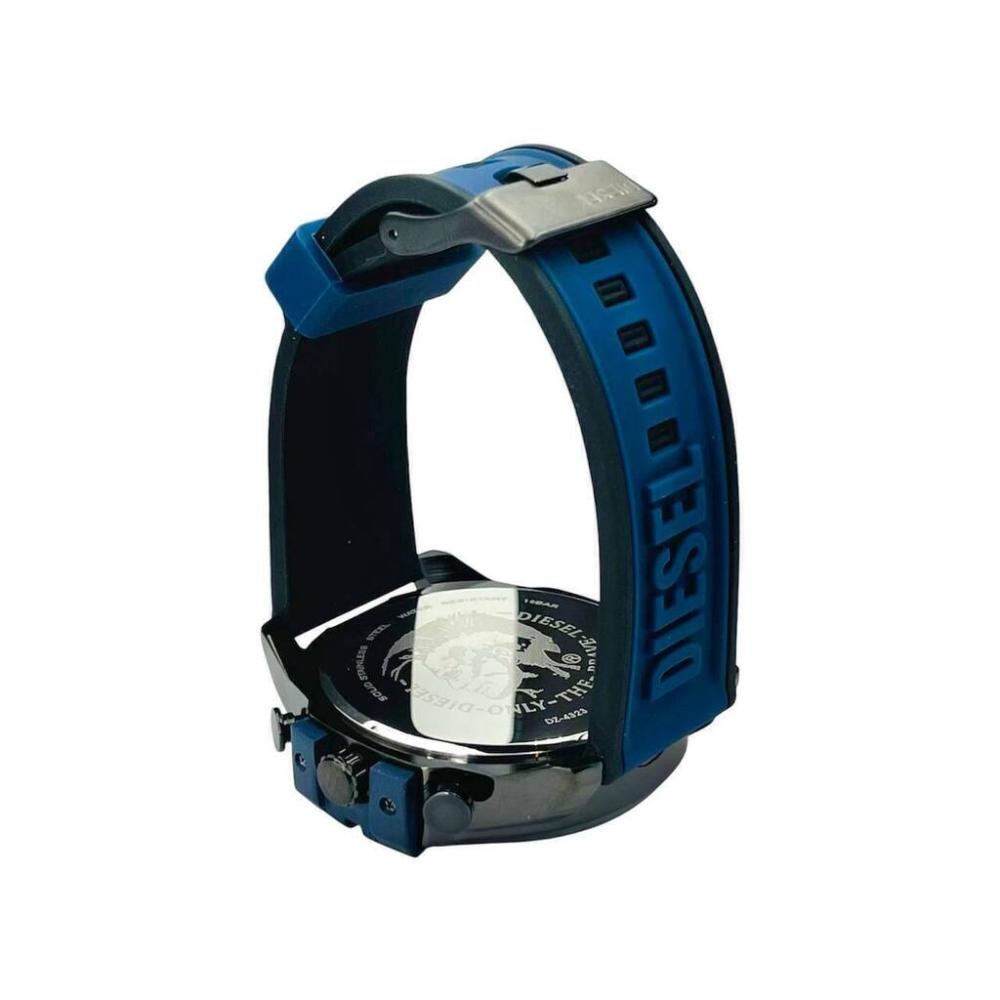 Relógio Diesel Funcional 10 BAR Preto e Azul no Atacado - Pulseira de Borracha | Relógios Para Revender Relógio Diesel Funcional 10 BAR Preto e Azul no Atacado – Pulseira de Borracha