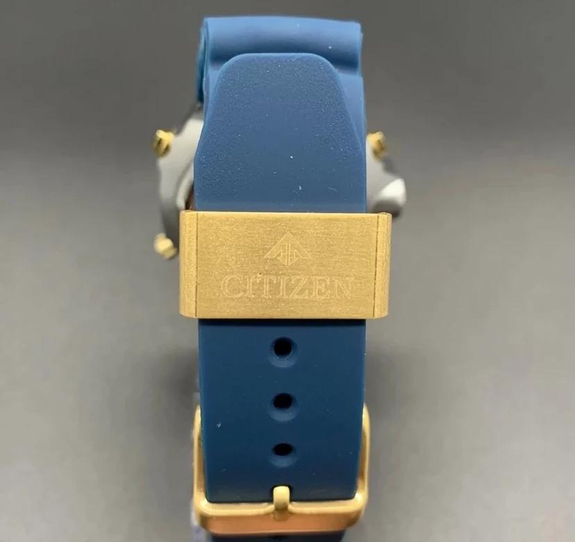 Relógio Citizen Promaster no Atacado - Azul e Dourado - Pulseira de Borracha | Relógios Para Revender Relógio Citizen Promaster no Atacado – Azul e Dourado – Pulseira de Borracha