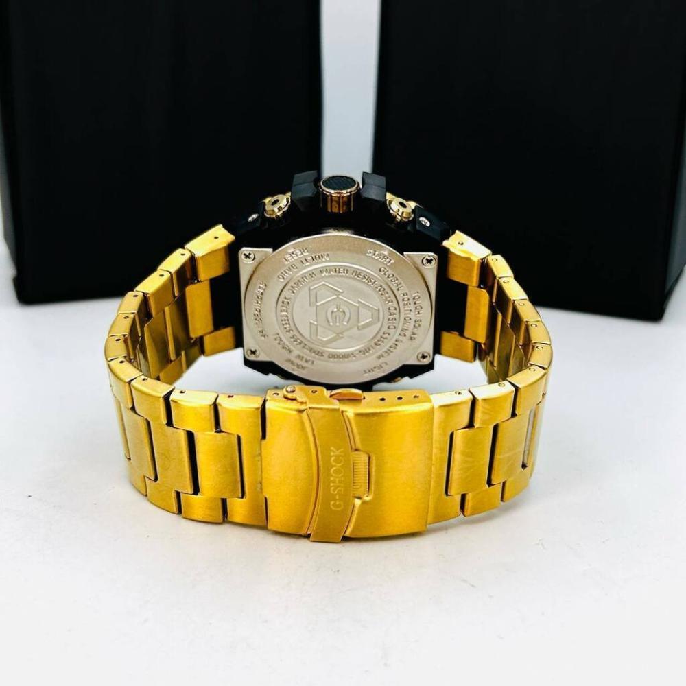 Relógio Gshock 1 Linha Diamante Steel Full Metal Dourado e Preto no Atacado - Pulseira de Aço | Relógios Para Revender Relógio Gshock 1 Linha Diamante Steel Full Metal Dourado e Preto no Atacado – Pulseira de Aço