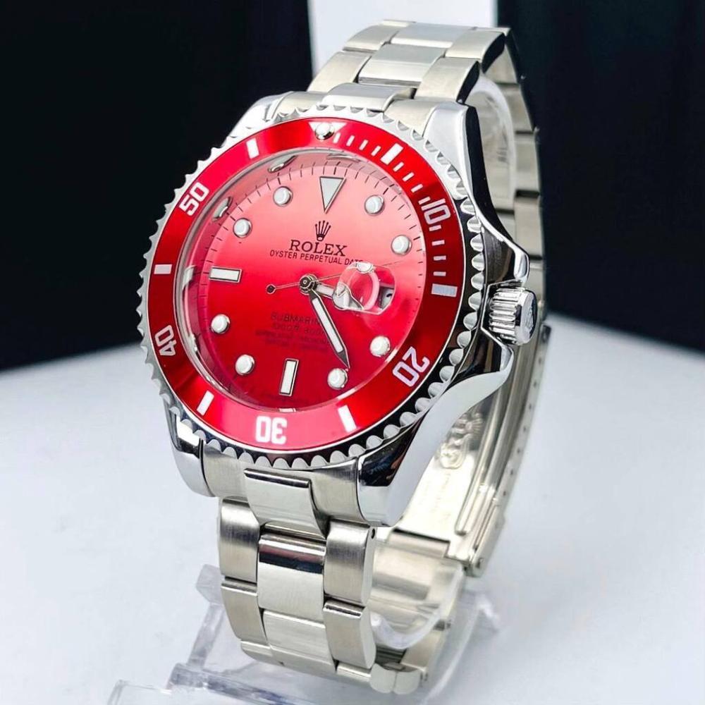 Relógio Rolex Submariner 1ª Linha No Atacado - Prata e Degrade Vermelho - Pulseira Oyster de Aço | Relógios Para Revender Relógio Rolex Submariner 1ª Linha No Atacado – Prata e Degrade Vermelho – Pulseira Oyster de Aço