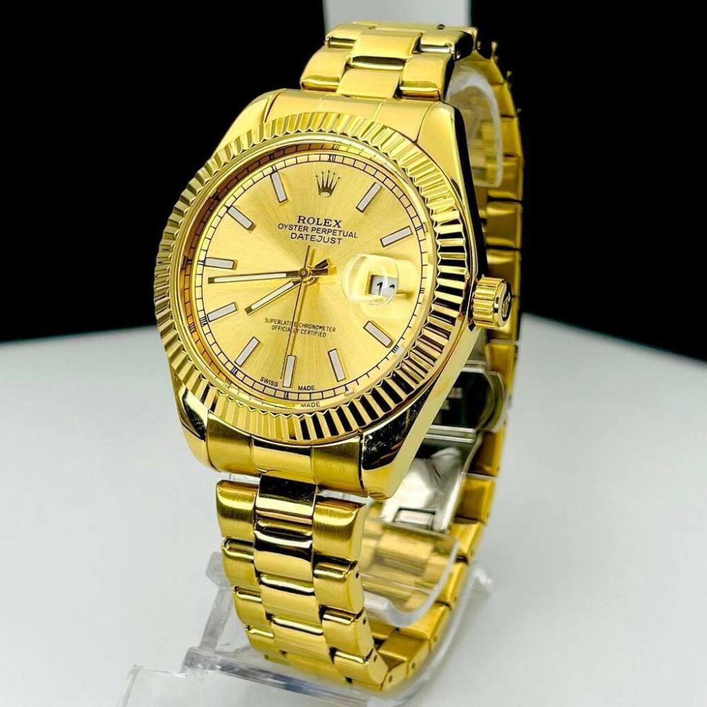 Relógio Rolex Datejust 1ª Linha TMT No Atacado - Dourado - Pulseira Presidente de Aço | Relógios Para Revender Relógio Rolex Datejust 1ª Linha TMT No Atacado – Dourado – Pulseira Presidente de Aço