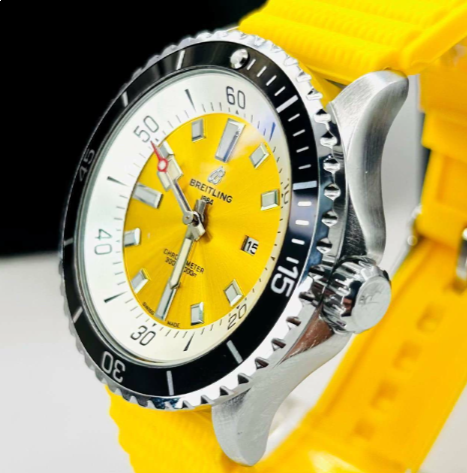 Relógio BreitLing Linha Diamante 100% Funcional + Caixa – À Prova D’Água | Relógios Para Revender Relógio BreitLing Linha Diamante 100% Funcional + Caixa – À Prova D’Água