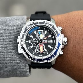 Maior Fornecedor De Relógios No Atacado e Dropshipping | Relógios Para Revender Relógio Citizen Promaster Prata e Azul No Atacado