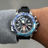 Relógio Citizen Promaster Preto com Caixa Azul No Atacado