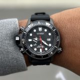 Relógio Citizen Promaster Preto Com Preto no Atacado - Pulseira de Borracha | Relógios Para Revender Relógio Citizen Promaster Preto Com Preto no Atacado - Pulseira de Borracha