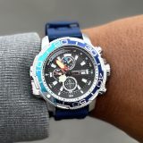 Relógio Citizen Promaster Azul no Atacado - Pulseira de Borracha | Relógios Para Revender Relógio Citizen Promaster Azul no Atacado - Pulseira de Borracha