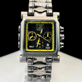 Relógio Oakley Machine 100% Funcional Linha Diamante no Atacado + Caixa – Pulseira de Aço Prata