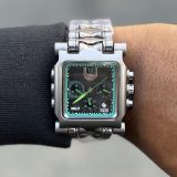 Relógio Oakley Machine 100% Funcional Linha Diamante no Atacado + Caixa – Pulseira de Aço Prata