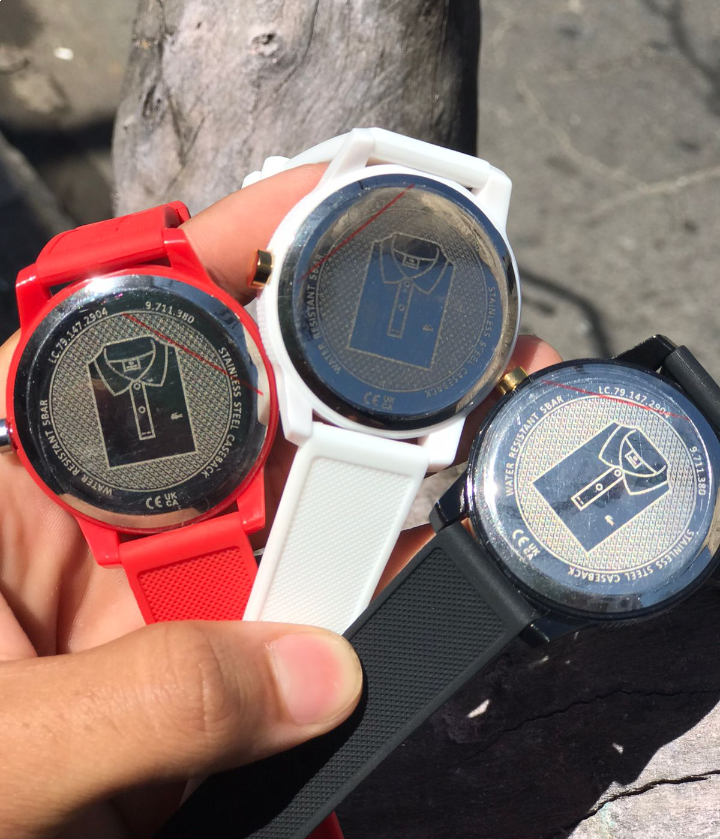 Relógio Lacoste Premium de Borracha + Caixa no Atacado | Relógios Para Revender Relógio Lacoste Premium de Borracha + Caixa no Atacado